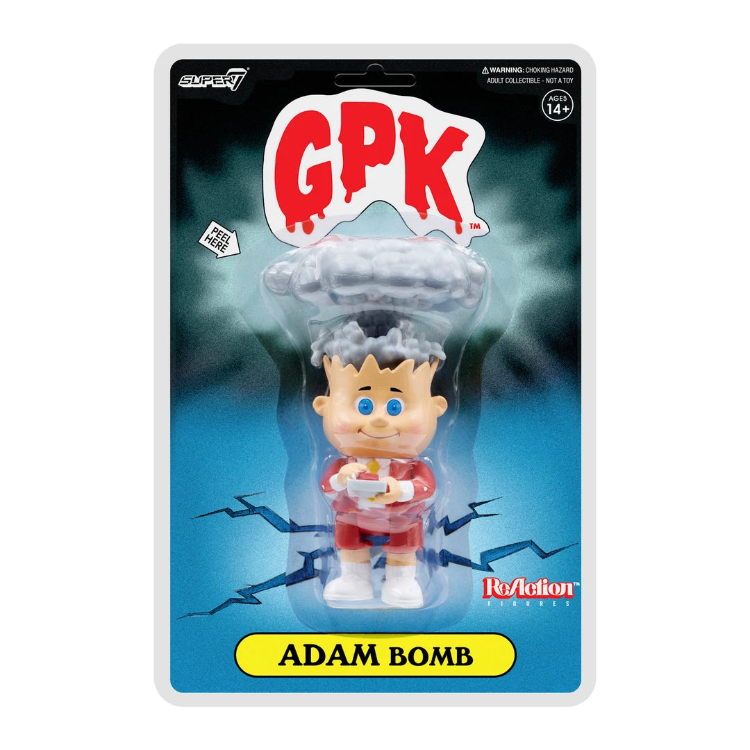 Super7 Garbage Pail Kids ReAction Figure - Adam Bomb (Red) 3 Super7 Garbage Pail Kids ReAction Figure - Adam Bomb (Red)