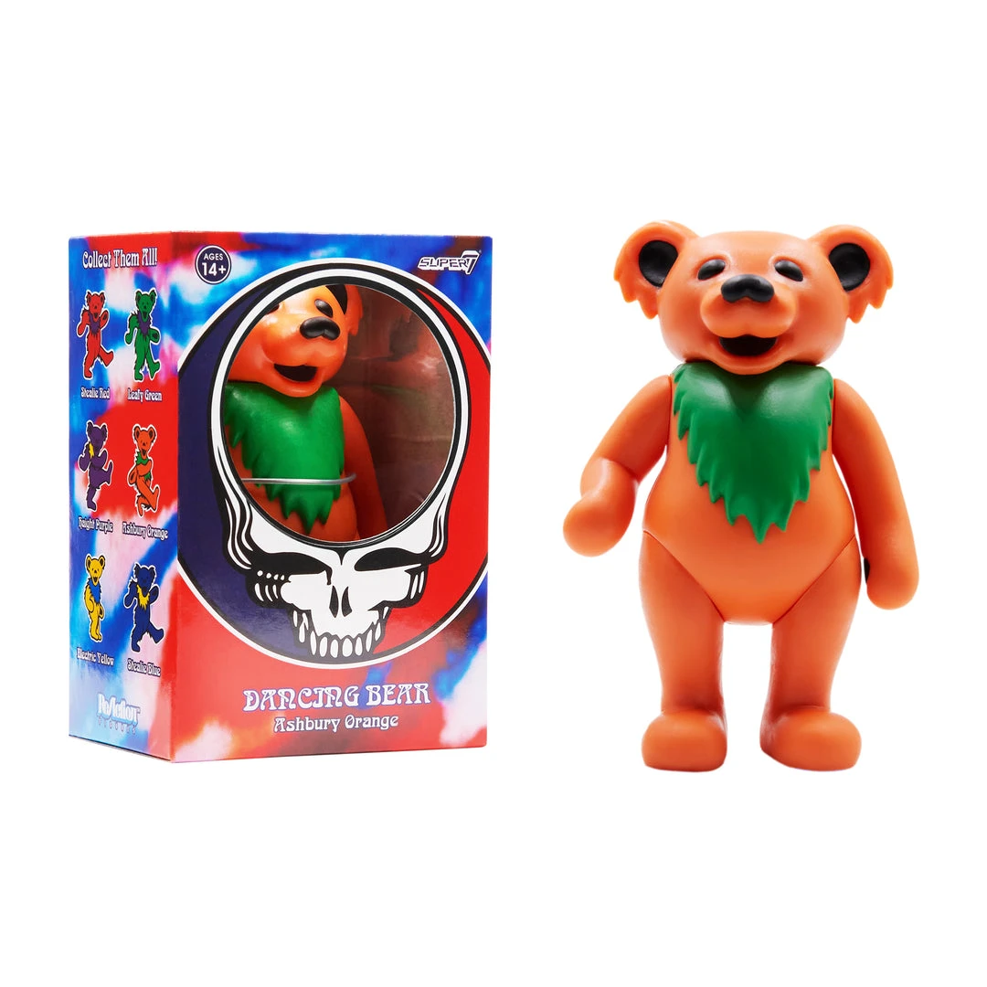 Super7 Music Grateful Dead Reaction Figure - Dancing Bears Box Flat (6 Figures) 8 Super7 Music Grateful Dead Reaction Figure - Dancing Bears Box Flat (6 Figures)