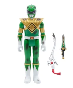 Super7 Mighty Morphin' Power Rangers Reaction Figure - Green Ranger (Battle Damaged)