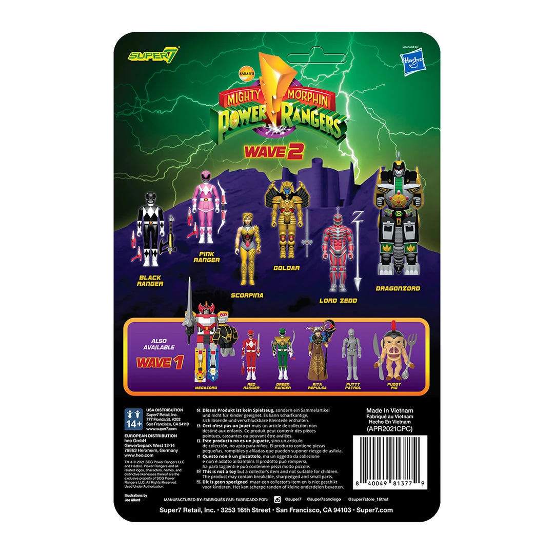 Super7 Mighty Morphin Power Rangers ReAction Figure Wave 2 - Pink Ranger 5 Super7 Mighty Morphin Power Rangers ReAction Figure Wave 2 - Pink Ranger