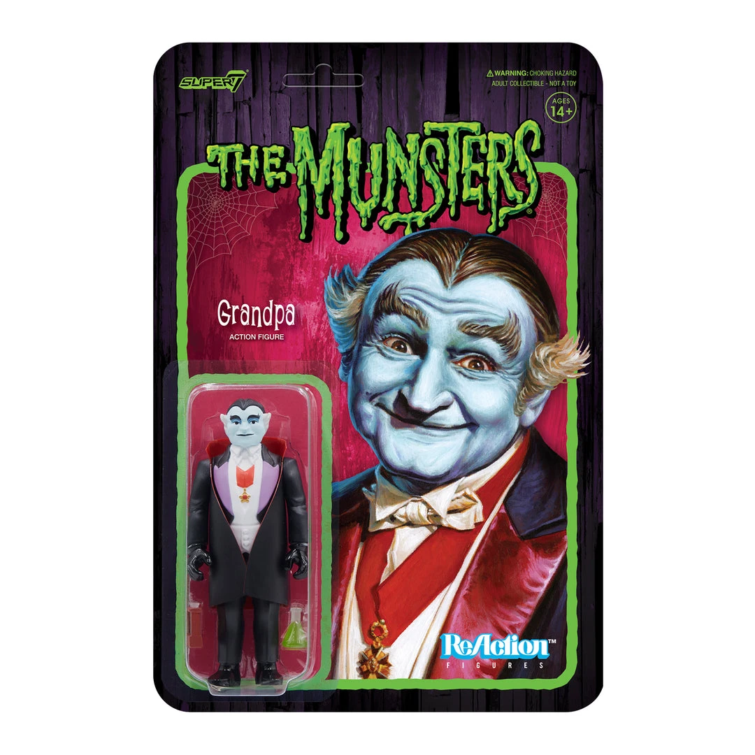 Super7 Monsters Munsters ReAction Figures Wave 1 - Grandpa 3 Super7 Monsters Munsters ReAction Figures Wave 1 - Grandpa