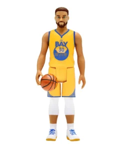 Super7 NBA Supersports Figure Wave 3 - Steph Curry (Warriors) [Yellow Statement]