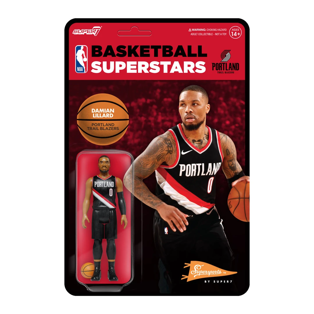 Super7 NBA Supersports Figure Wave 4 - Damian Lillard (Trail Blazers) 3 Super7 NBA Supersports Figure Wave 4 - Damian Lillard (Trail Blazers)