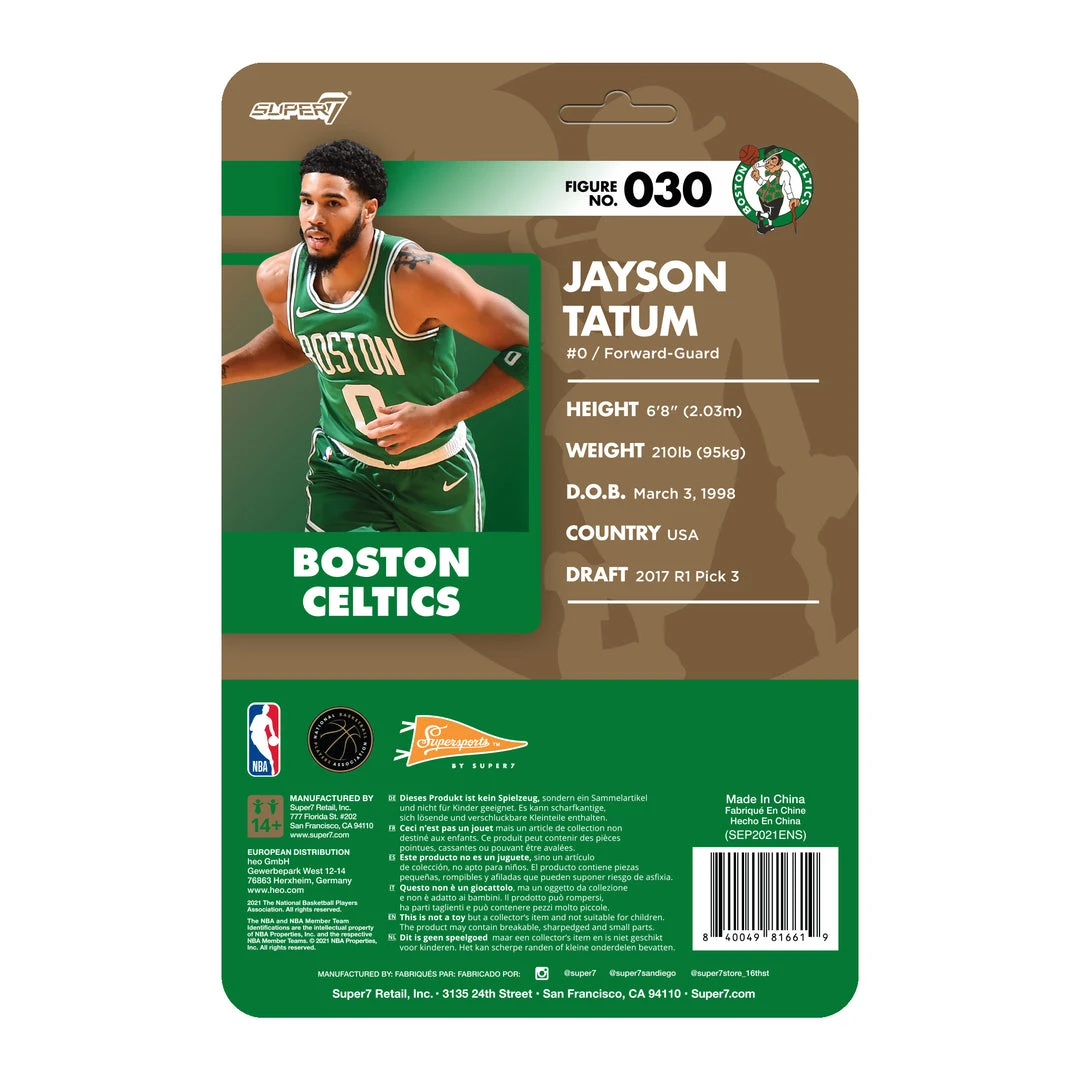 Super7 NBA Supersports Figure Wave 4 - Jayson Tatum (Celtics) 5 Super7 NBA Supersports Figure Wave 4 - Jayson Tatum (Celtics)