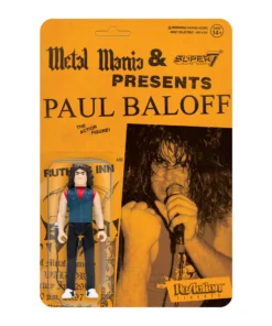 Super7 Paul Baloff ReAction Figure - Metal Mania Fanzine Bundle Music 11 Super7 Paul Baloff ReAction Figure - Metal Mania Fanzine Bundle Music