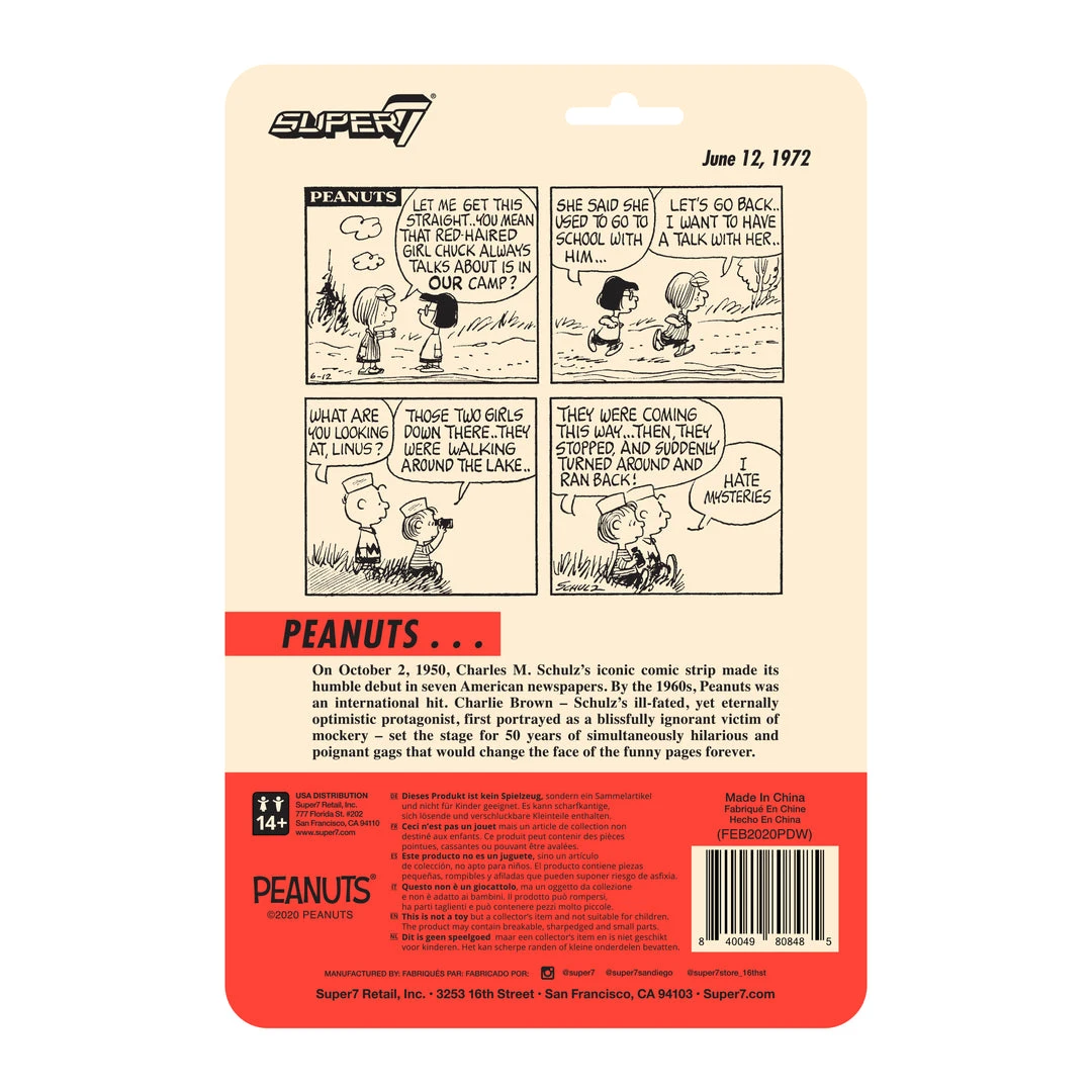 Super7 Peanuts ReAction Wave 3 - Camp Linus 5 Super7 Peanuts ReAction Wave 3 - Camp Linus