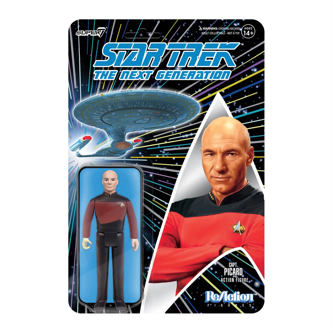 Super7 Star Trek: The Next Generation ReAction Figure Wave 1 - Captain Picard 3 Super7 Star Trek: The Next Generation ReAction Figure Wave 1 - Captain Picard