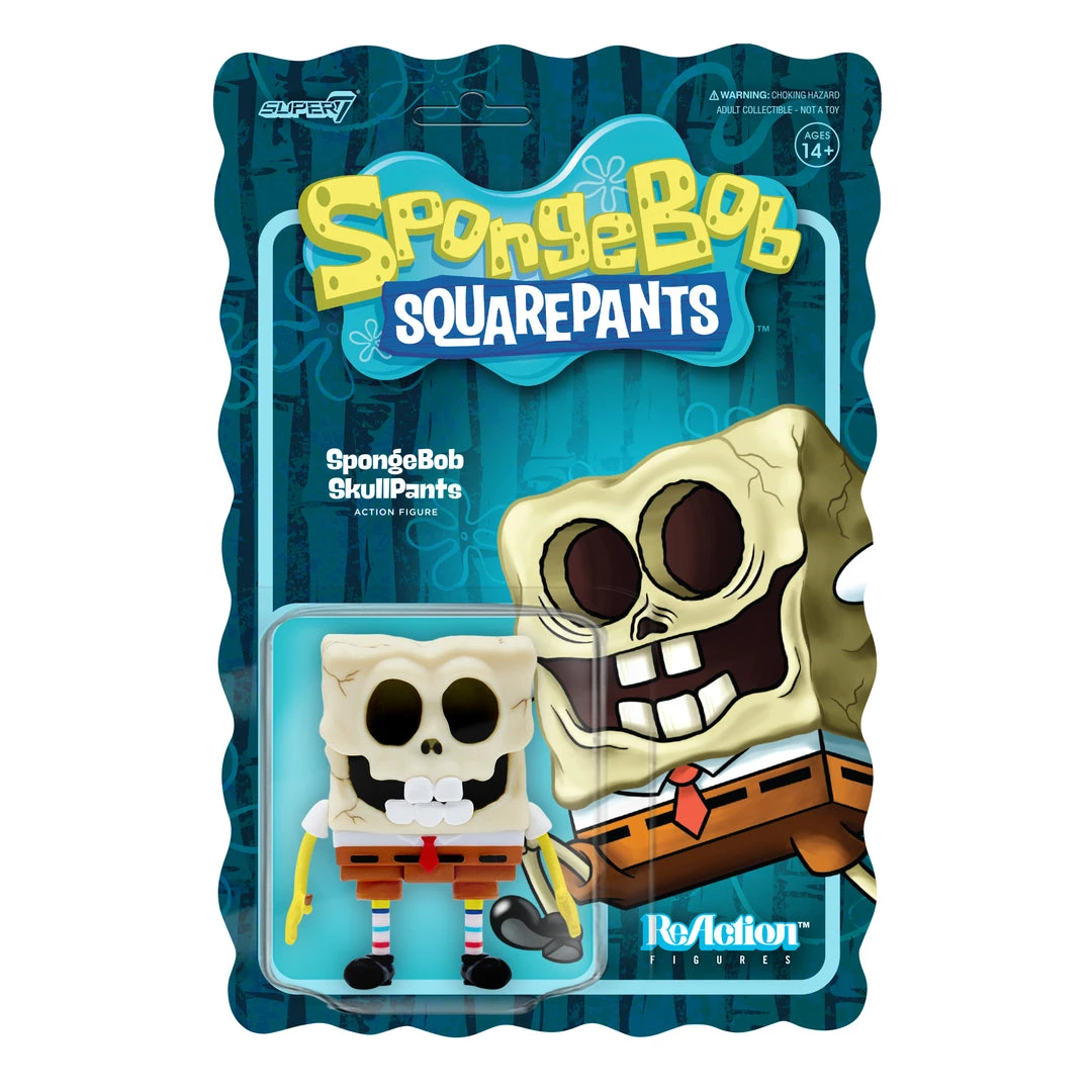 Super7 SpongeBob SquarePants ReAction Wave 2 - SpongeBob SkullPants Animation 3 Super7 SpongeBob SquarePants ReAction Wave 2 - SpongeBob SkullPants Animation