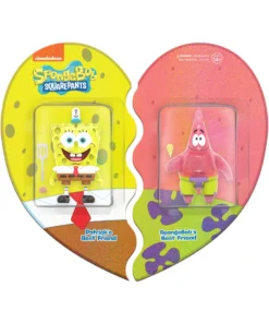 Super7 SpongeBob SquarePants ReAction - SpongeBob And Patrick BFF 2-Pack (Glitter)