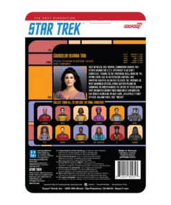 Super7 Star Trek: The Next Generation ReAction Figure Wave 2 - Counselor Troi 7 Super7 Star Trek: The Next Generation ReAction Figure Wave 2 - Counselor Troi