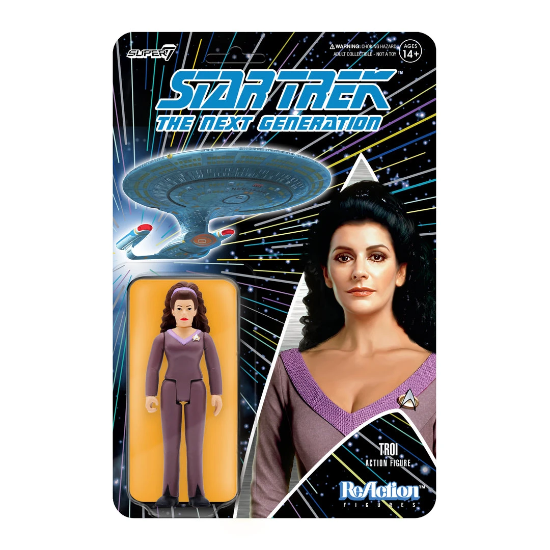 Super7 Star Trek: The Next Generation ReAction Figure Wave 2 - Counselor Troi 3 Super7 Star Trek: The Next Generation ReAction Figure Wave 2 - Counselor Troi