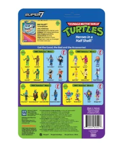 Super7 Animation Teenage Mutant Ninja Turtles ReAction Figure Wave 4 - Ray Fillet 7 Super7 Animation Teenage Mutant Ninja Turtles ReAction Figure Wave 4 - Ray Fillet