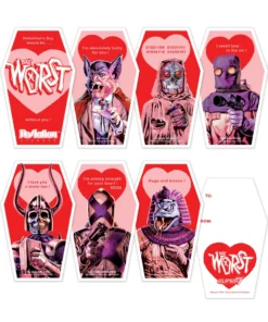 Super7 The Worst - Valentine's Day 2021 ReAction Figure 2-Pack - Batula And Robot Reaper