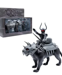 Super7 The Four Worstmen Of The Apocalypse ReAction Figure - Black Falcon And Famine Puma The Worst