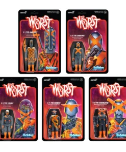 Super7 The Worst ReAction Figures Wave 3 - X-Series (Full Set)