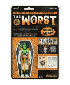 Super7 The Worst ReAction Figures Wave 3 - King Hell (Hell-oween Glow)