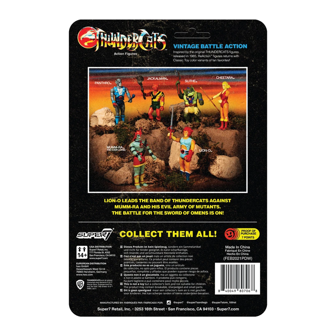 Super7 ThunderCats ReAction Figure - Cheetara (Toy Variant) Movies & TV 5 Super7 ThunderCats ReAction Figure - Cheetara (Toy Variant) Movies & TV