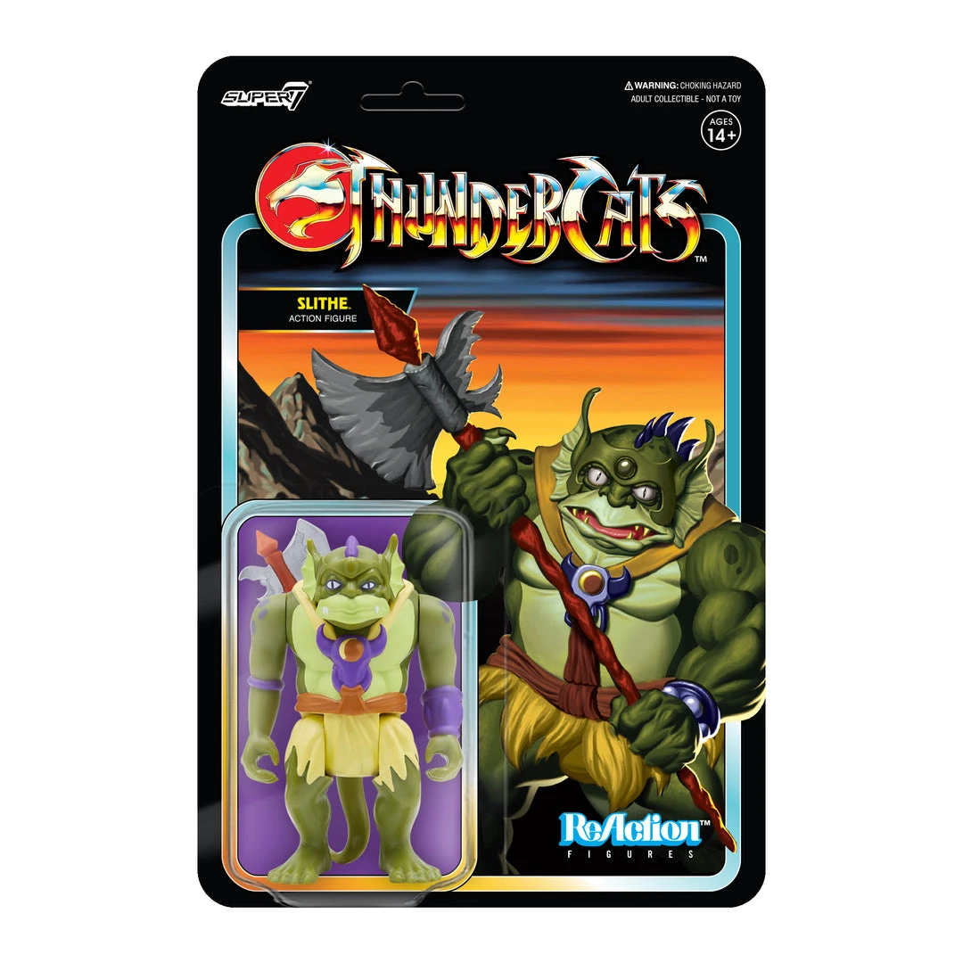 Super7 ThunderCats ReAction Figure - Slithe (Toy Variant) Movies & TV