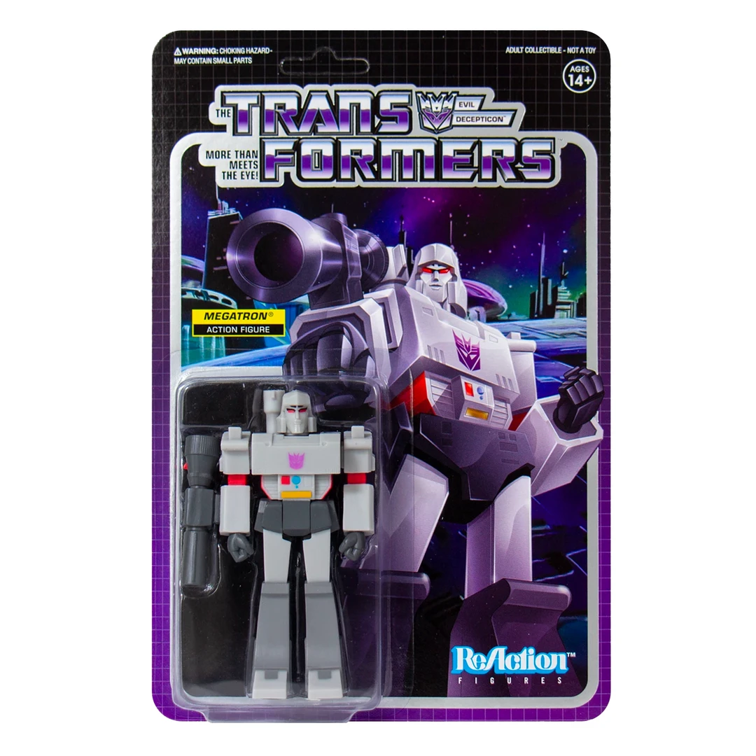 Super7 Transformers ReAction Figure - Megatron Movies & TV 3 Super7 Transformers ReAction Figure - Megatron Movies & TV