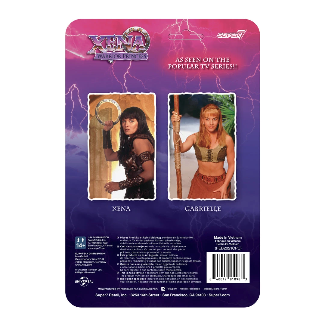 Super7 Xena: Warrior Princess ReAction Figure Wave 1 - Xena 5 Super7 Xena: Warrior Princess ReAction Figure Wave 1 - Xena
