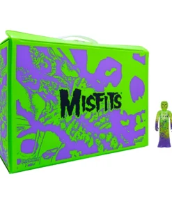 Super7 Music Misfits ReAction Figures - Carry Case With Fiend (Neon Green Purple)