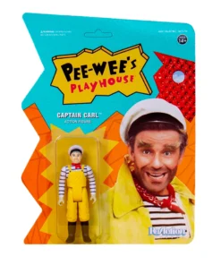 Super7 Pee-wee's Playhouse ReAction Figure - Captain Carl