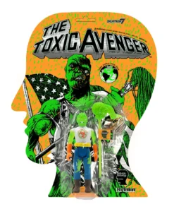 Super7 Movies & TV Toxic Avenger X Brain Dead ReAction Figure - Toxie (Glow)