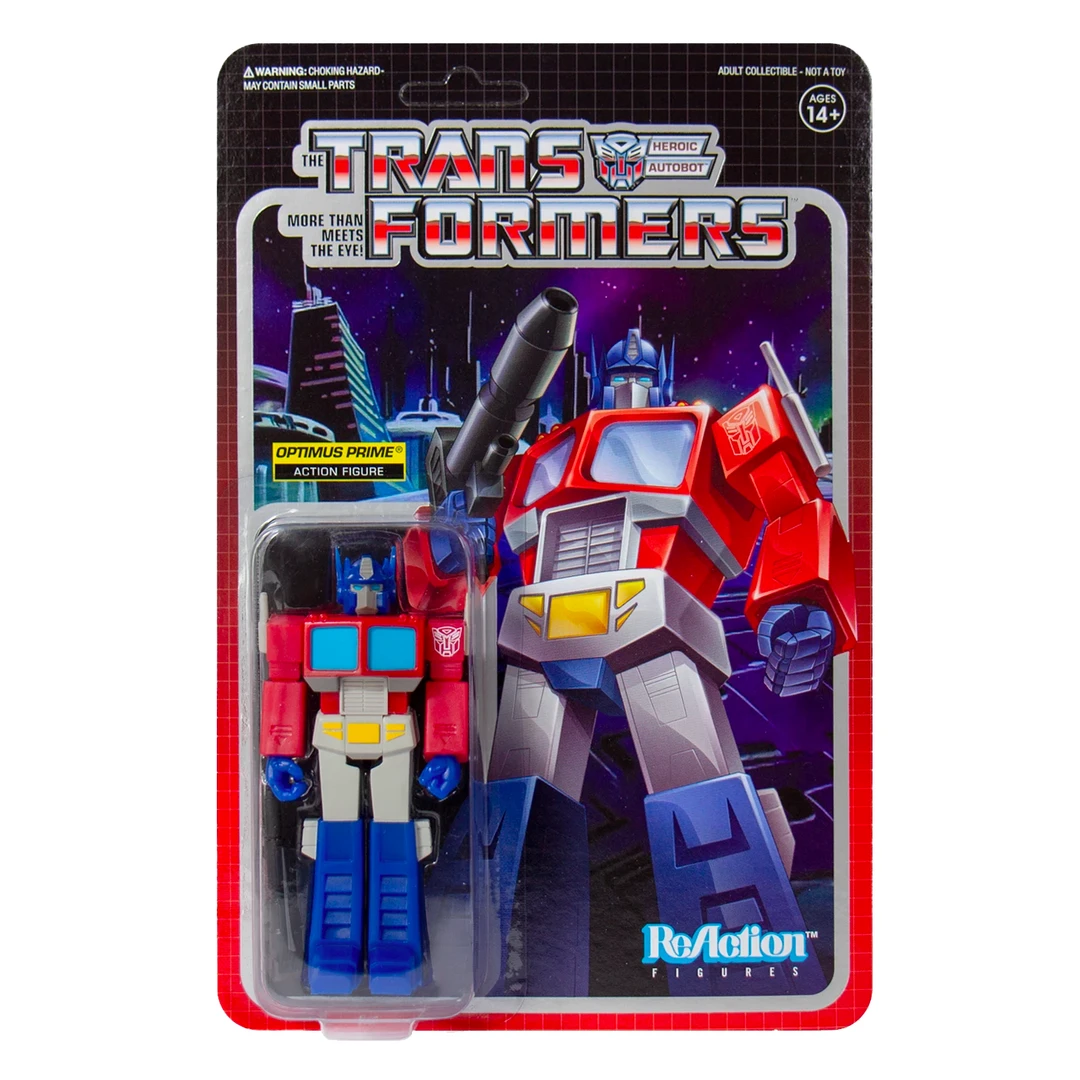 Super7 Transformers ReAction Figure - Optimus Prime Movies & TV 3 Super7 Transformers ReAction Figure - Optimus Prime Movies & TV