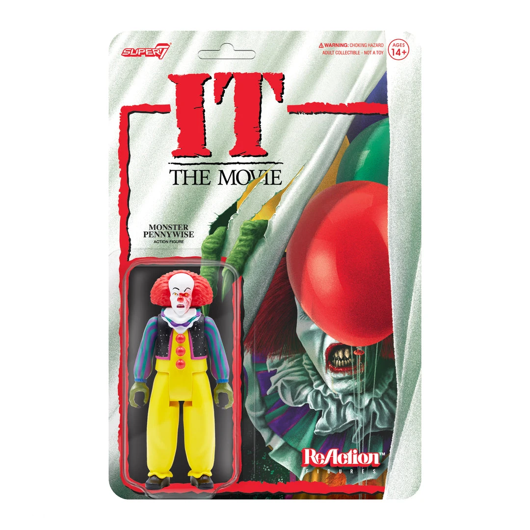 Super7 Movies & TV IT Reaction Figure - Pennywise (Monster) 3 Super7 Movies & TV IT Reaction Figure - Pennywise (Monster)