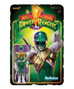 Super7 Mighty Morphin' Power Rangers Reaction Figure - Green Ranger (Battle Damaged)