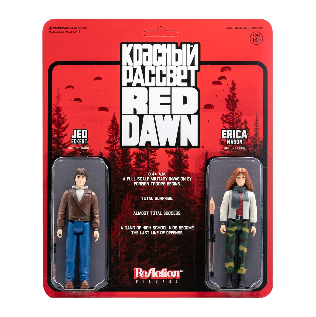 Super7 Movies & TV Red Dawn Reaction Figure 2-Pack - Pack A (Erica And Jed) 3 Super7 Movies & TV Red Dawn Reaction Figure 2-Pack - Pack A (Erica And Jed)